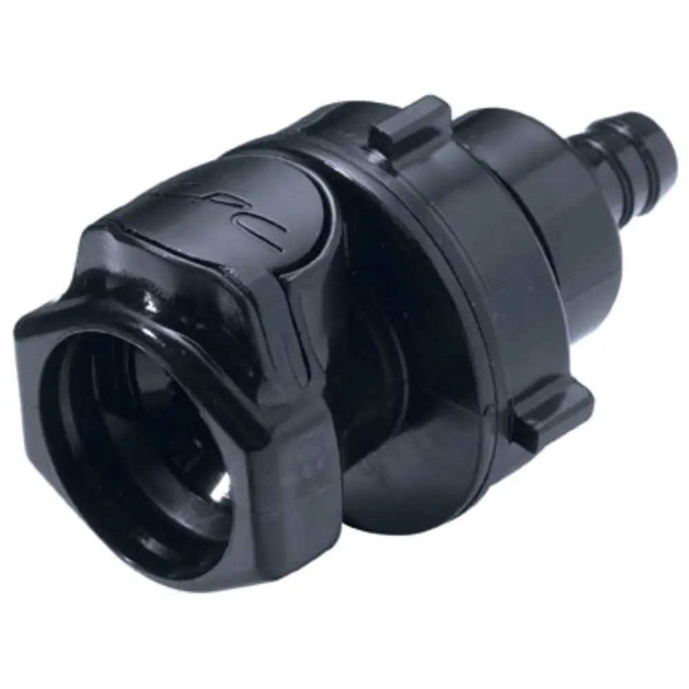 Hfcd16657 Valved Panel Mount Hose Barb Coupling Body 3/8 Id Barb 1
