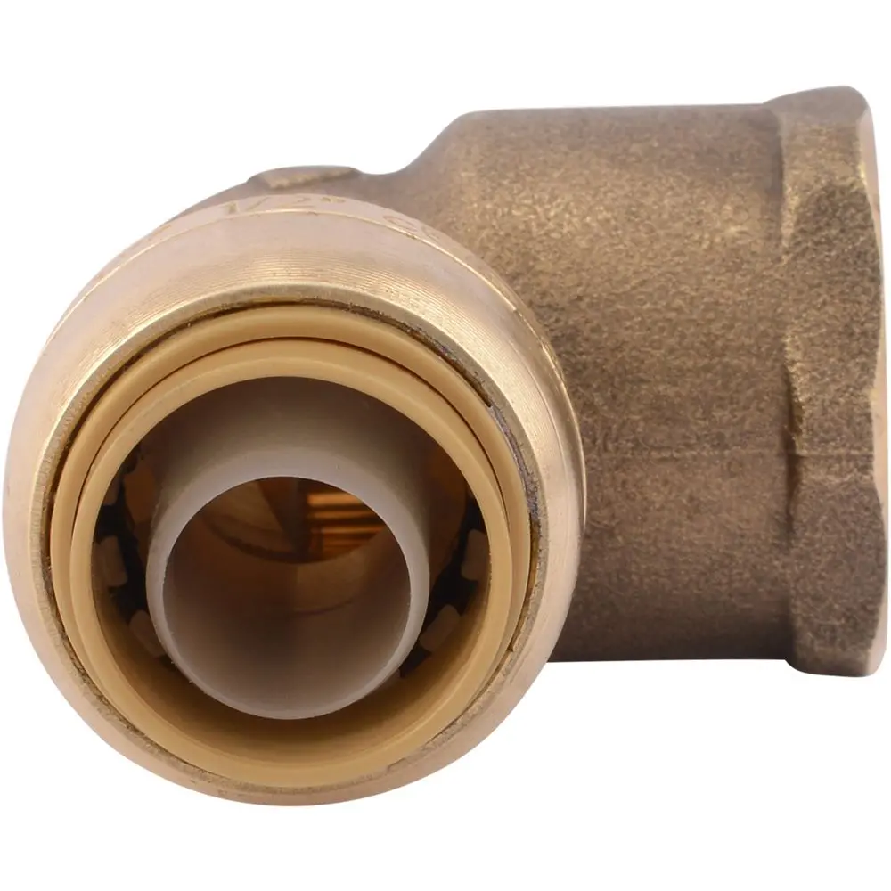 Sharkbite® U308lf Lead-Free Brass Push-To-Connect Female Elbow - 1/2" X 1/2" Fpt 2