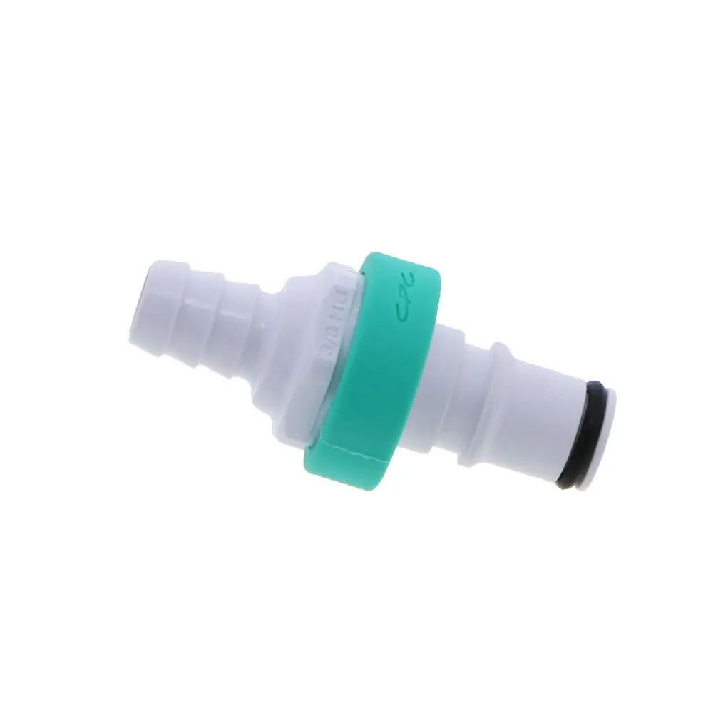 Ns4d2200606 Abs Valved In-Line Hose Barb Coupling Insert 3/8 Id Barb 3