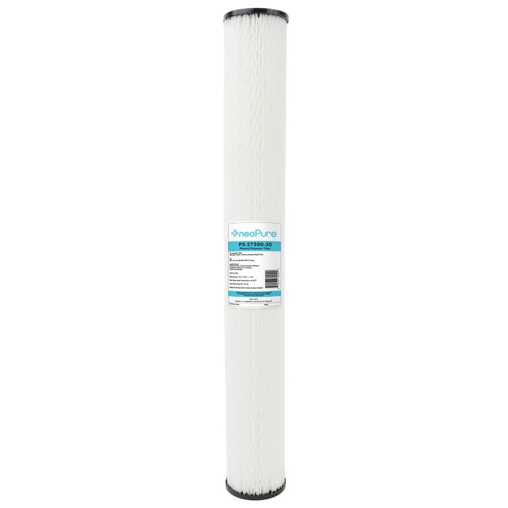 Neo-Pure Ps-27200-30 20" High Efficiency Pleated Filter 30 Micron 1
