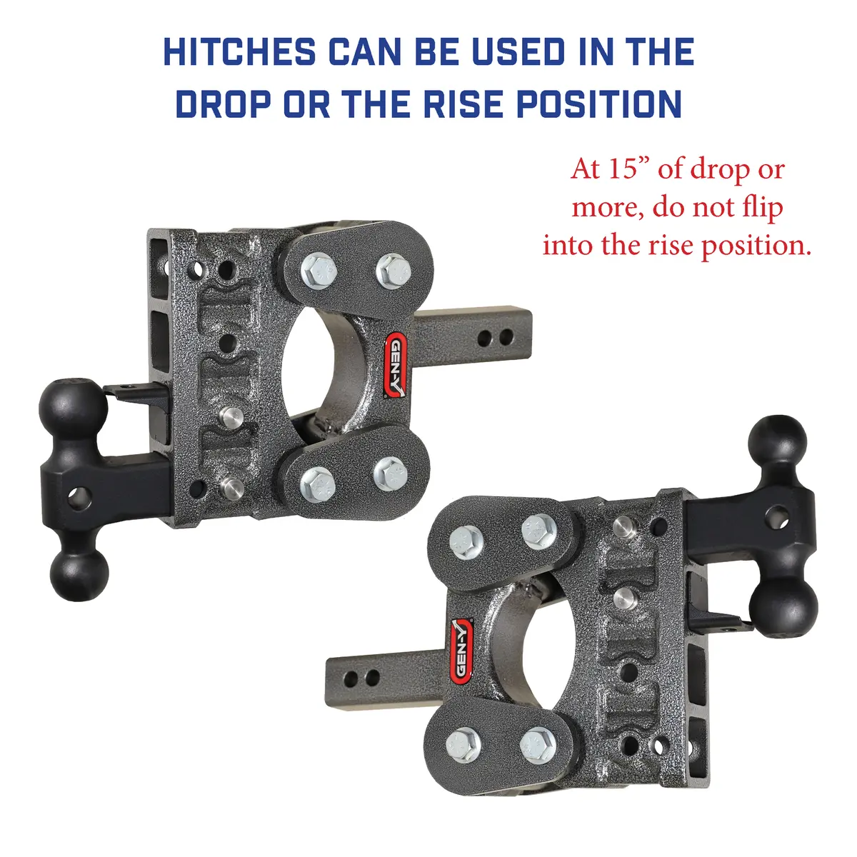 Gen-Y Boss Torsion Flex 16K Drop Hitch 2.5" Receiver (7.5" Drop) 2