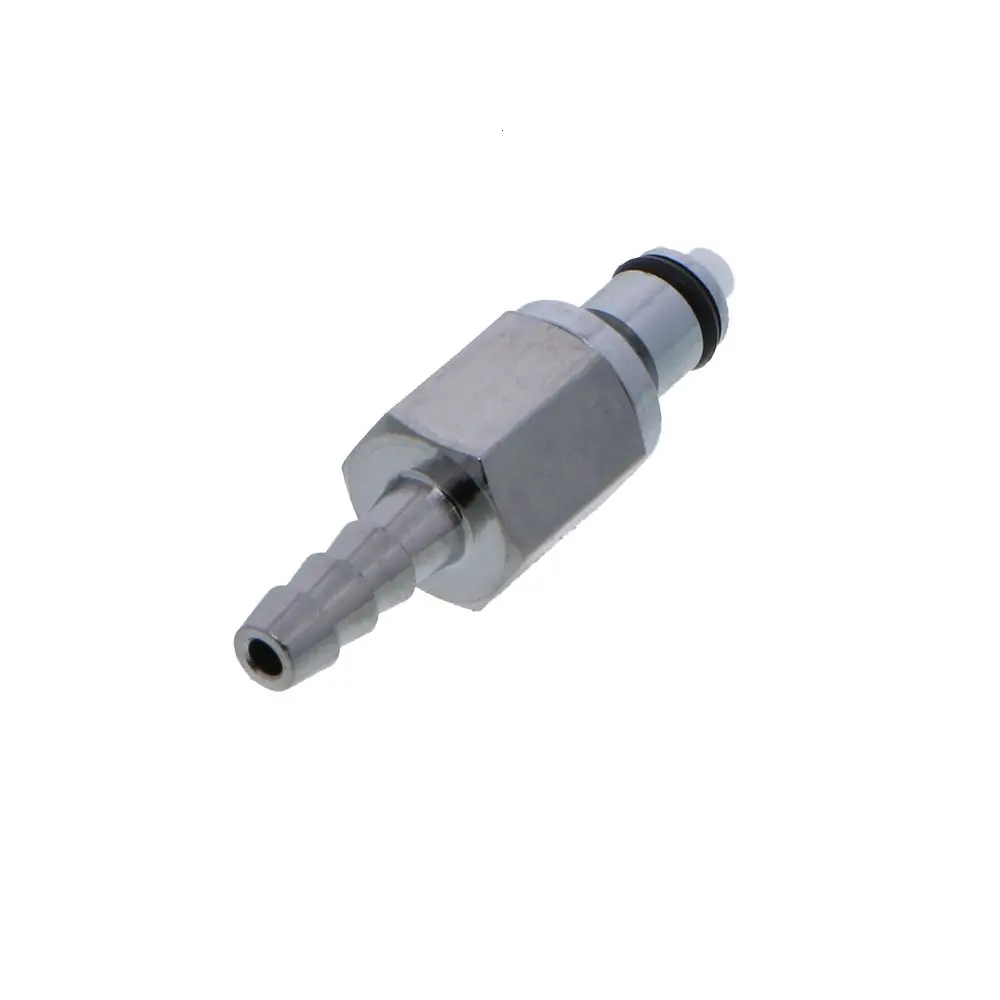 Mcd2203v Valved In-Line Hose Barb Coupling Insert 3/16" Id Barb Fkm (Viton) O-Rings 2