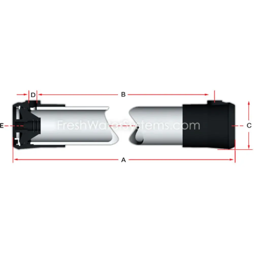 Axeon 200520 2.5 X 40 Pvc Membrane Housing 2