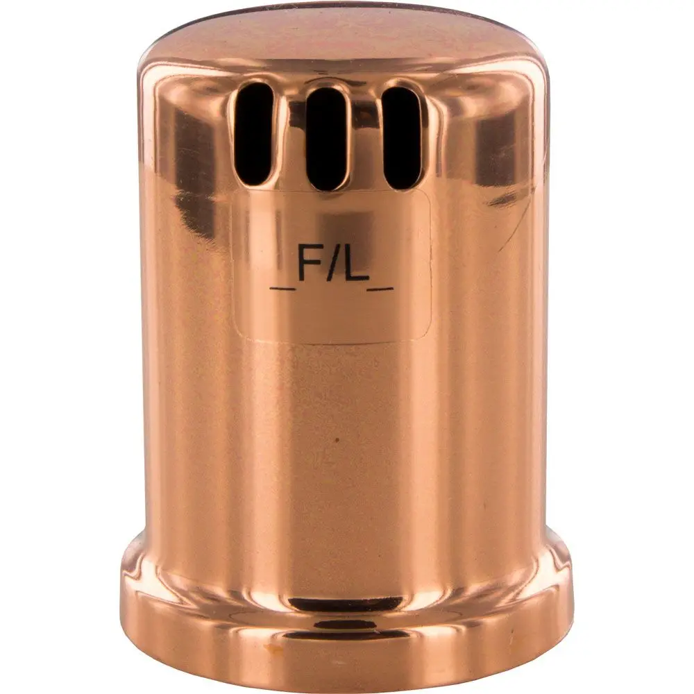 Universal Metal Air Gap Cover - Polished Copper 1