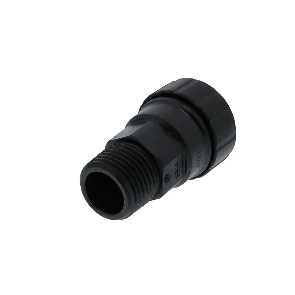 John Guest Black Male Connector - 1/2 Cts X 1/2 Npt 2