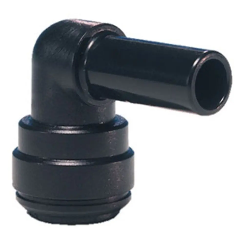 John Guest Stem Elbow Black Acetal - 12Mm X 12Mm Od Stem 1