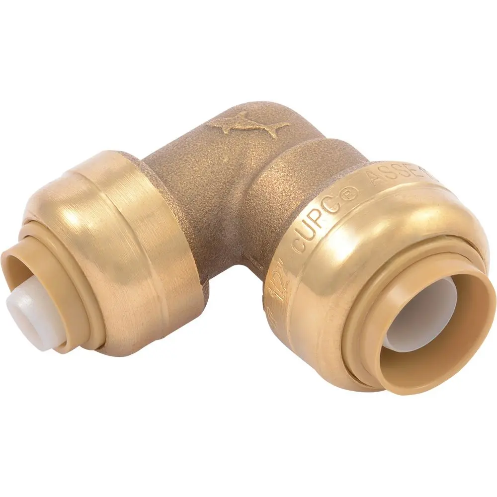 Sharkbite® U272lf Lead-Free Brass Push-To-Connect Reducing Elbow - 1/2" X 3/8" 1