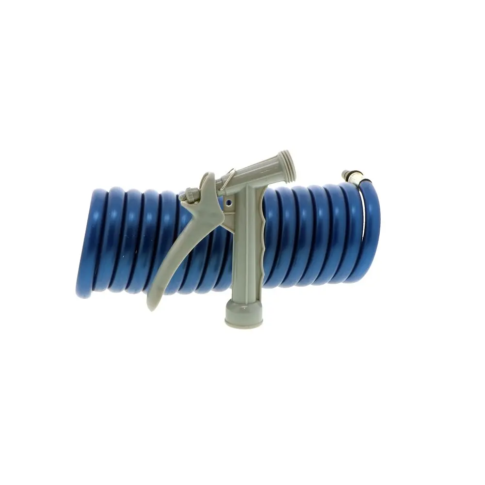 Watts Aqualock/Seatech - Sc15203b Supercoil Hose 15' Blue With Speed-Tap Hose Adaptor 1