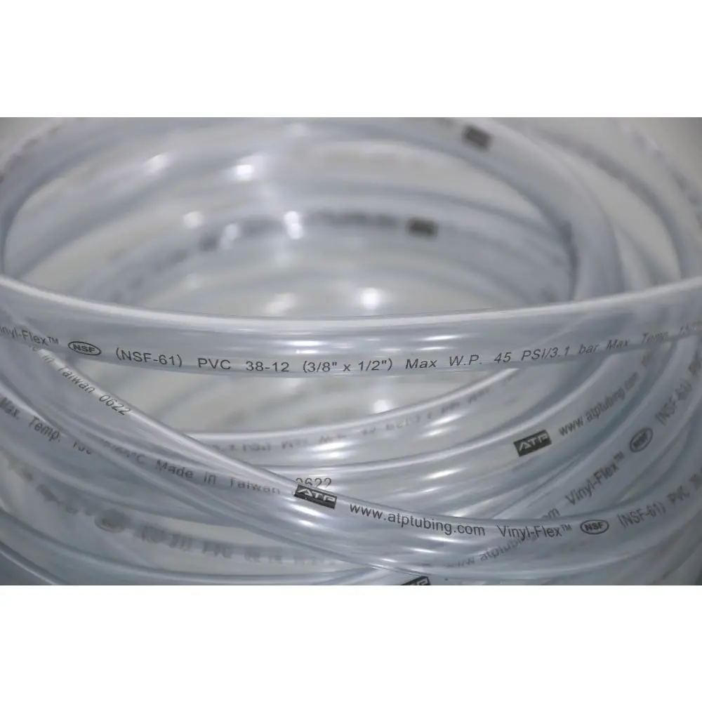 Clear Flexible Pvc Tubing 3/8 Id X 1/2 Od 2