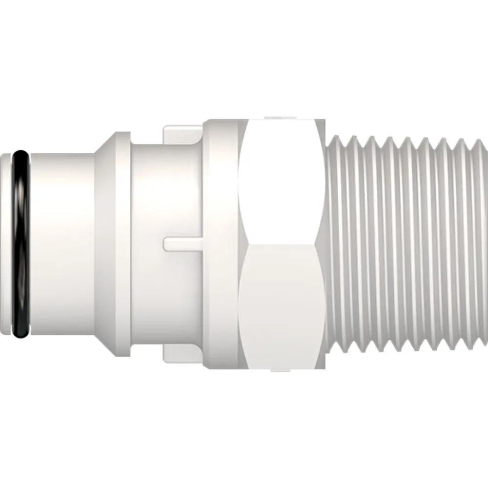 Linktech 65Gp Series Male Thread Male, Non-Valved, 1/2" Mnpt, Glass Filled Polypropylene 1