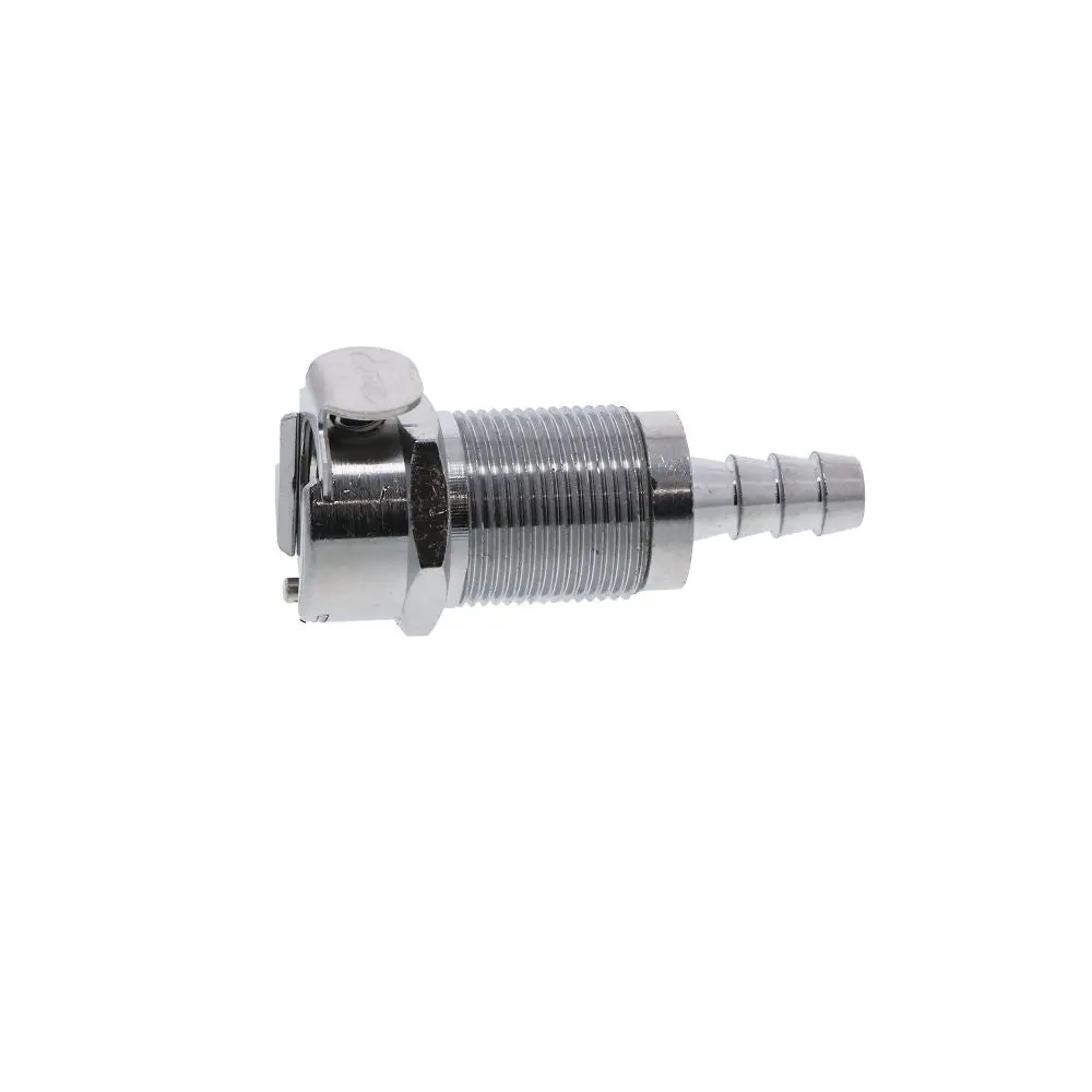 Lcd16004 Valved Panel Mount Hose Barb Coupling Body 1/4 Id Barb 1