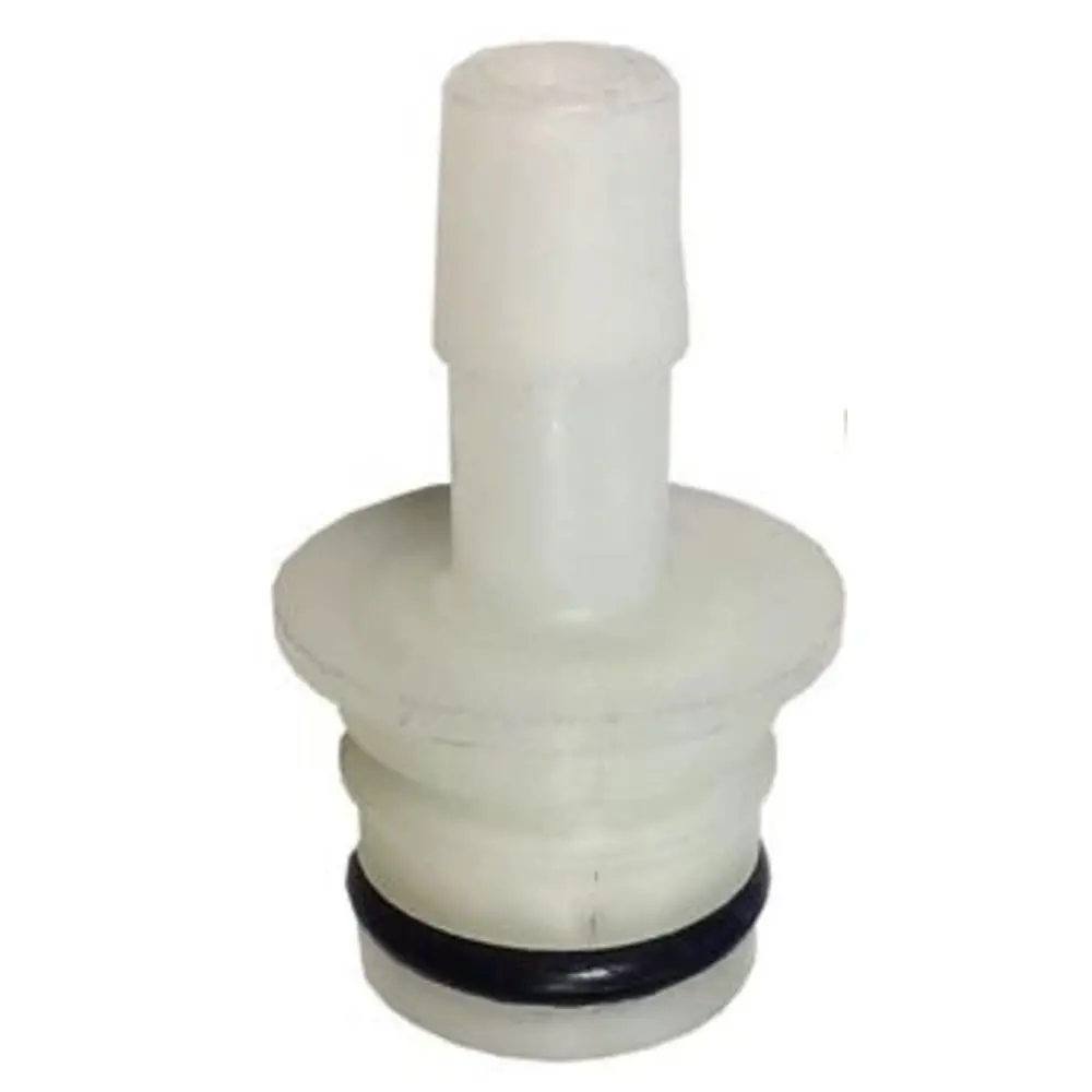 3/4 Quad Port X 5/8" Hose Barb Straight Fitting 1