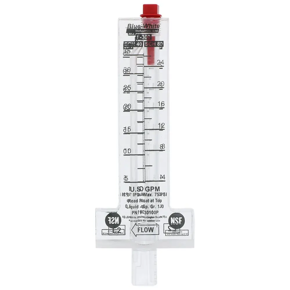 Blue-White F-300 Saddle Rotameter 1