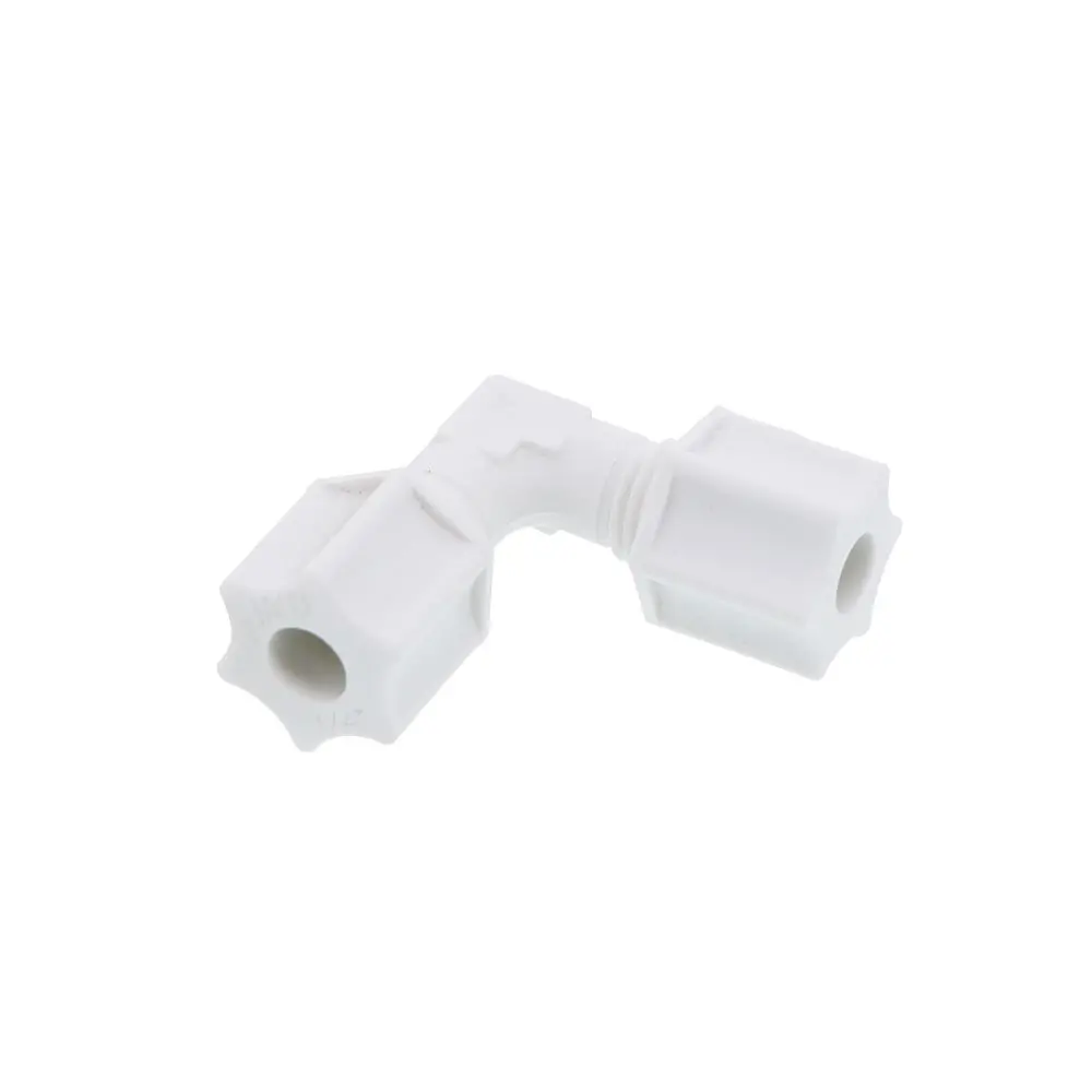 Jaco 50-4-P-O Polypropylene Union Elbow 1/4 Od Tube X 1/4 Od Tube 1
