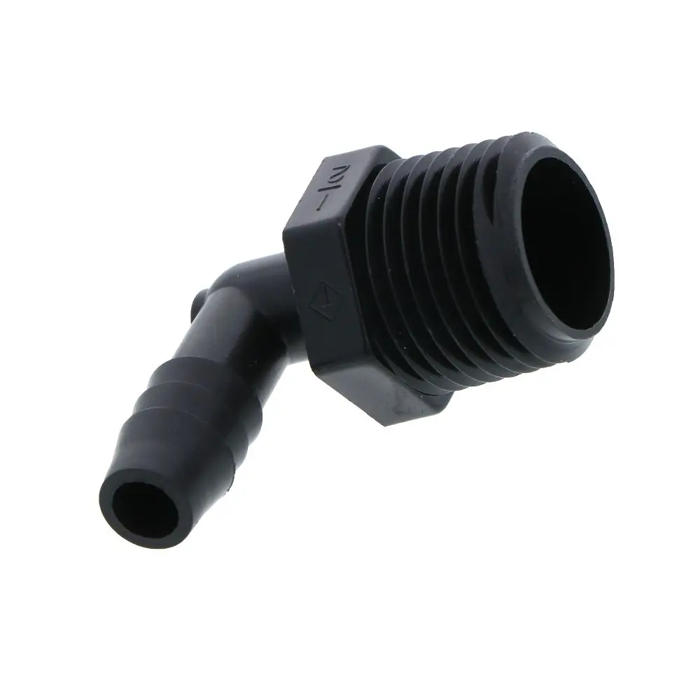 Male Elbow Barb Connector Pp - 3/8 Id Barb X 1/2 Mnpt 2