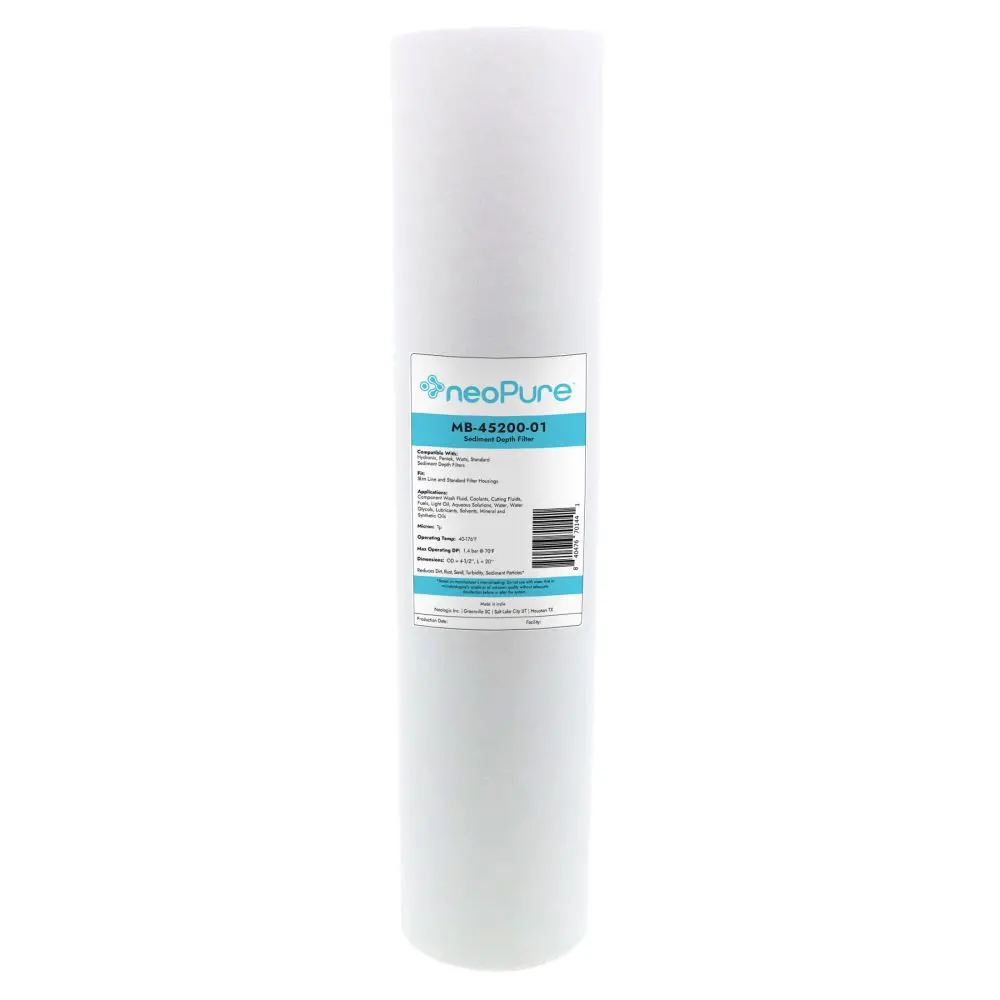 Neo-Pure 20" Bb Graded Density Polypropylene Sediment Filter 25/1 Mic 1