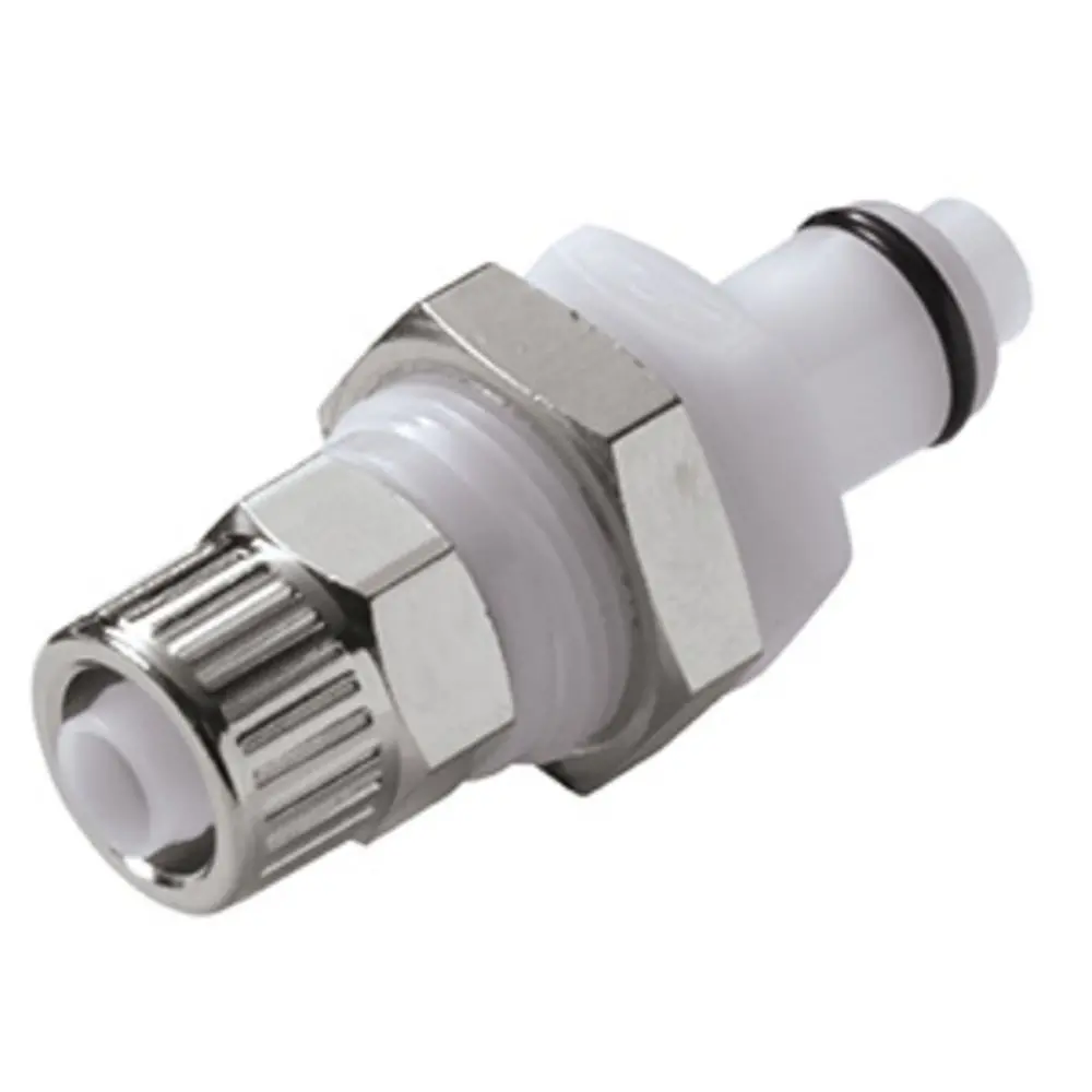 Plcd40006 Valved Panel Mount Ptf Coupling Insert 3/8 Ptf 1