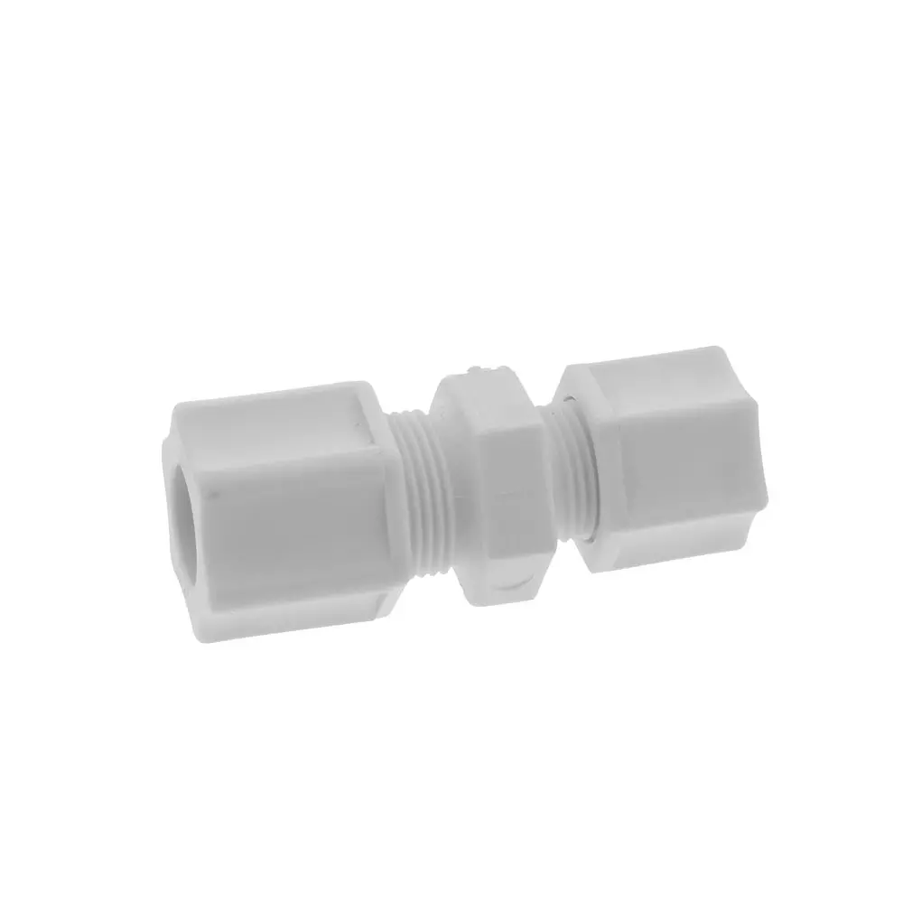 Jaco 15-8-6-P-Pg Polypropylene Reducing Union 1/2 Od Tube X 3/8 Od Tube 1