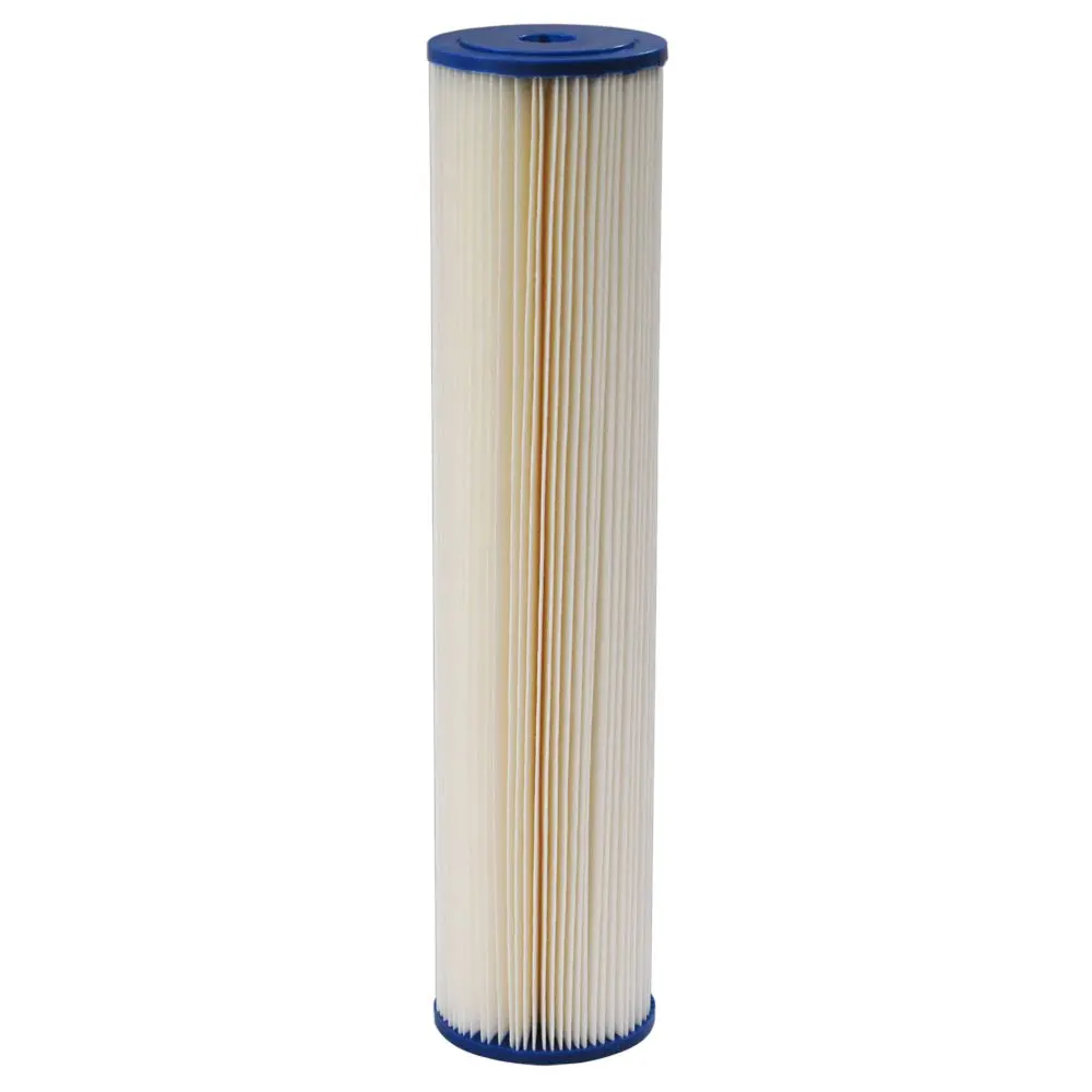 Harmsco® Hb-20-1W 20" Calypso Blue Premium Pleated Filter 1 Micron 1