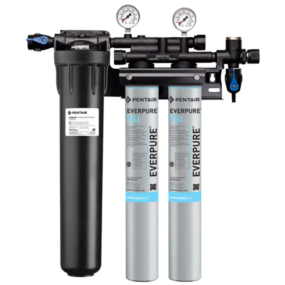 Everpure Ev932473 Insurice Twin Pf-7Si Water Filter System With Pre-Filter 1