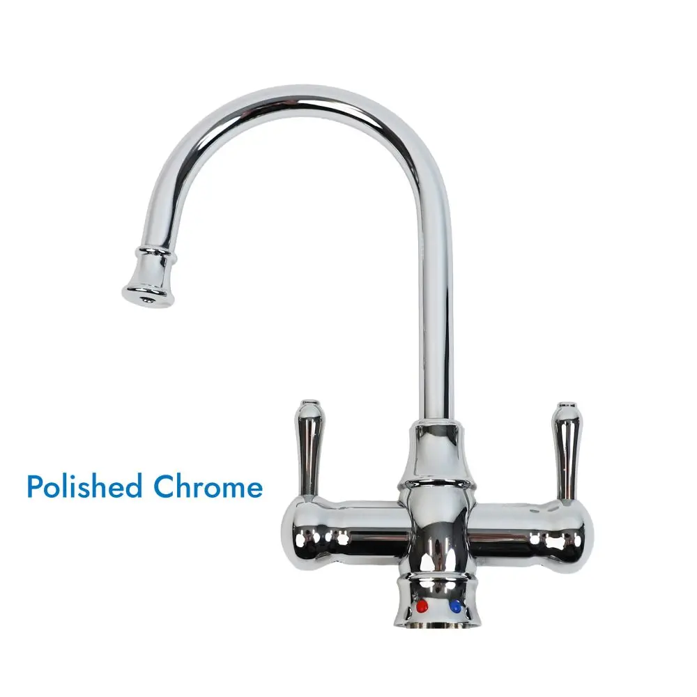 Mountain Plumbing Mt1851-Nl Traditional Hot & Cold Water Dispenser W/ Bottle Spout & Curved Handles 1