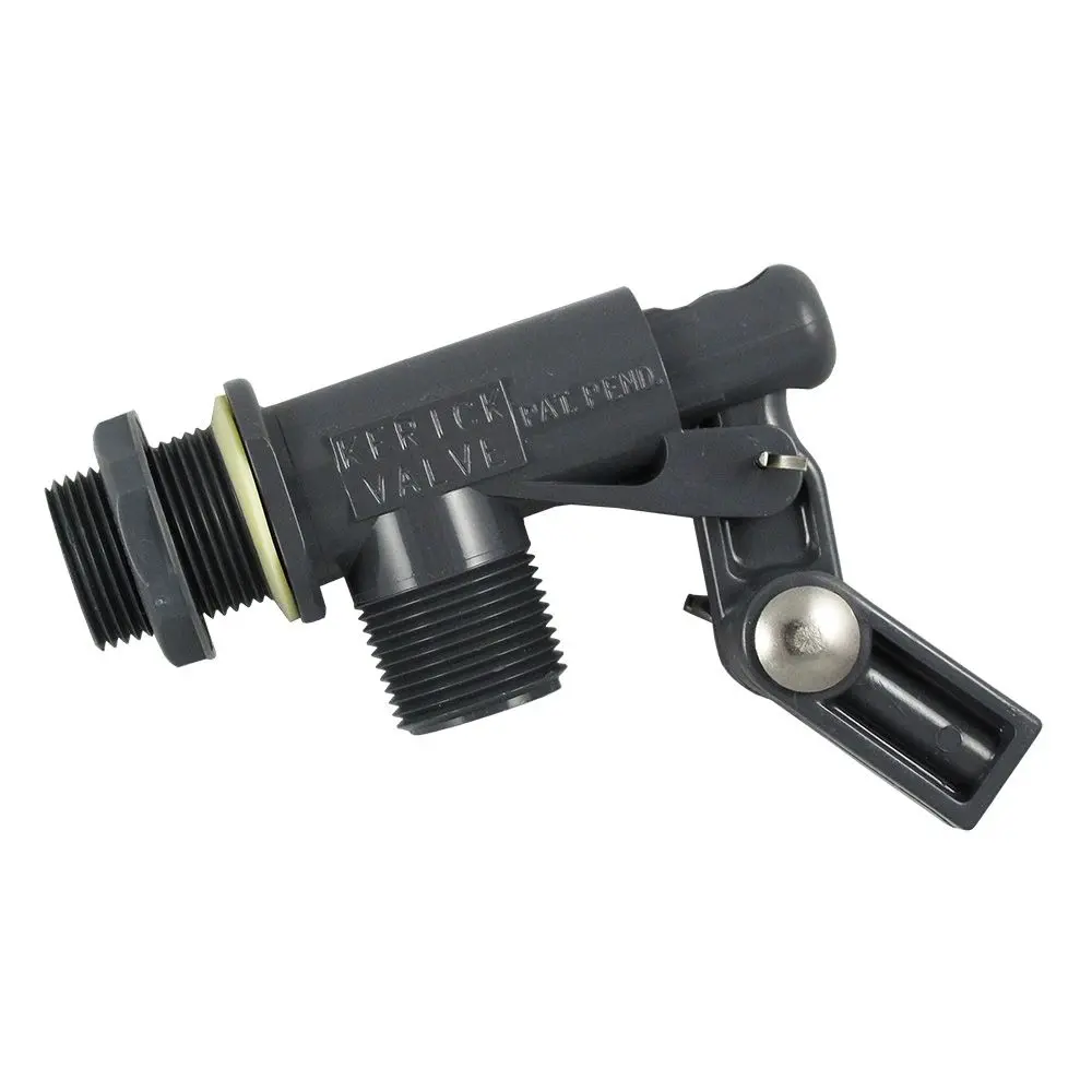 Kerick Heavy Duty Pvc Float Valve 3/8 Mip With Tank Mount 1