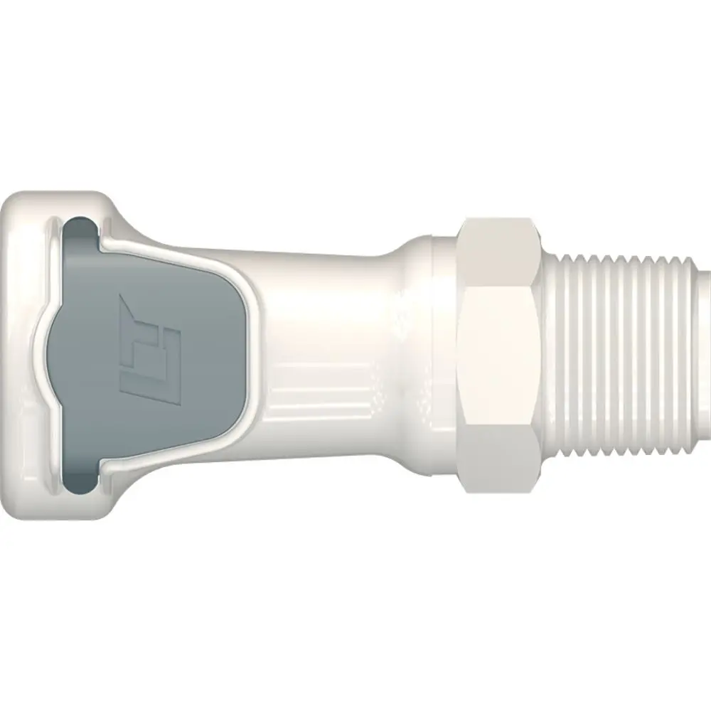 Linktech 60Ps Series Male Threaded Female, Valved, 1/2" Mnpt, Polysulfone, Epdm 1