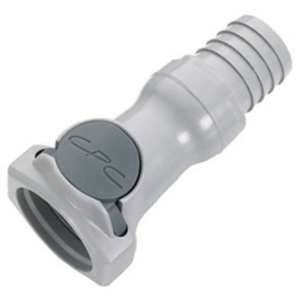Hfcd171212 Valved In-Line Hose Barb Coupling Body 3/4 Id Barb 1