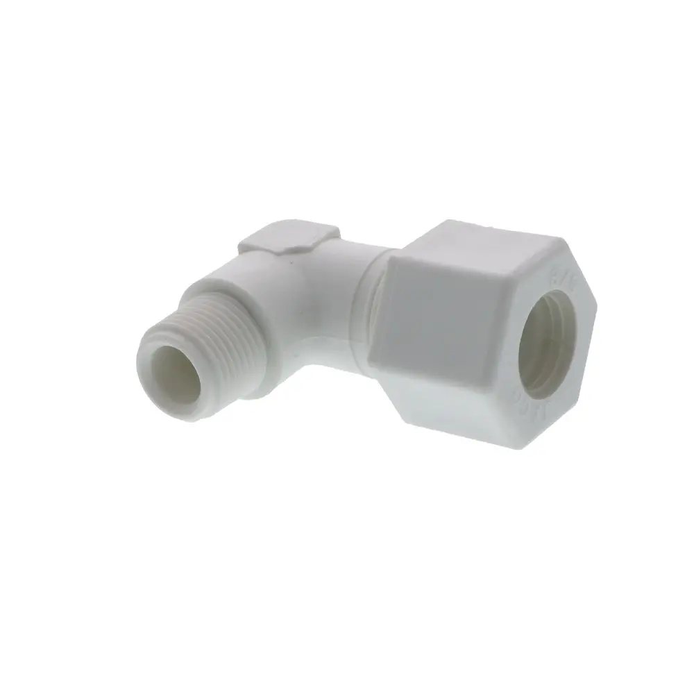 Jaco 40-10-6-P-Pg Polypropylene Male Elbow 5/8 Od Tube X 3/8 Mpt 1