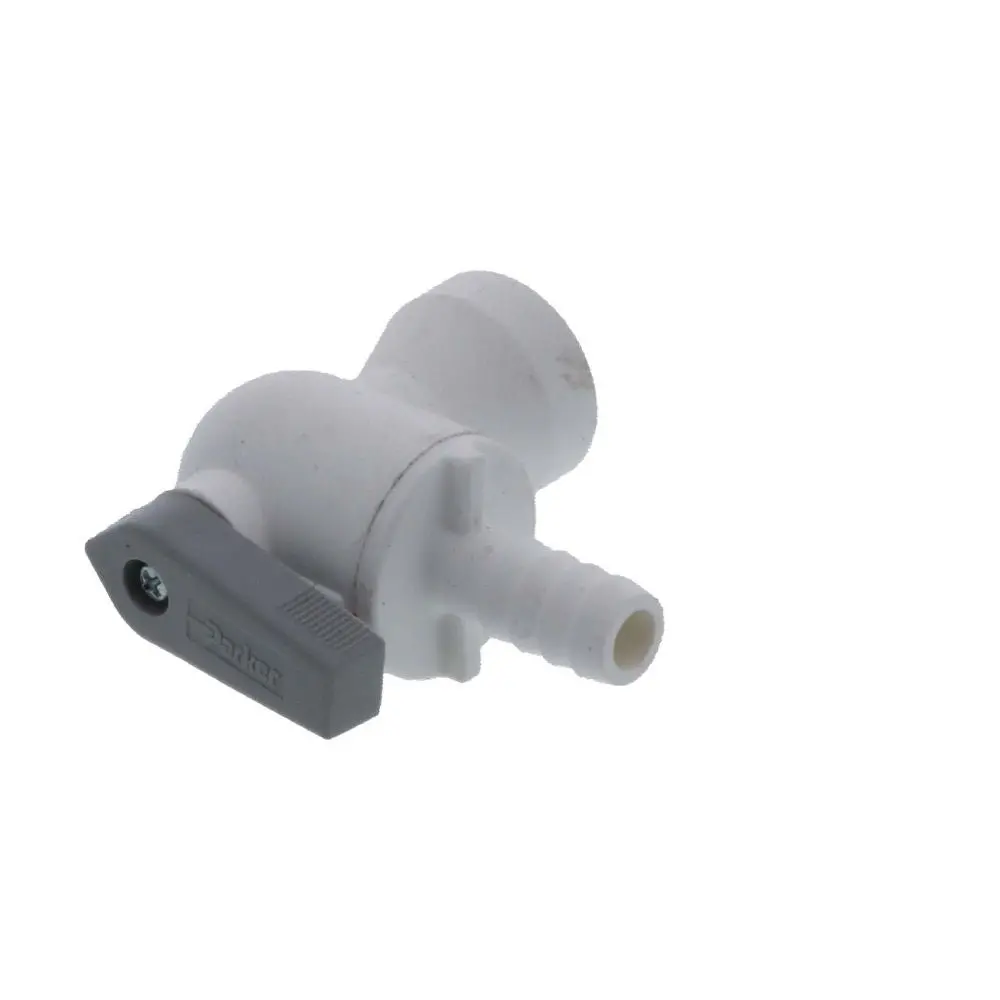 Parker Liquifit Par-Barb Valve Female Elbow - 3/8 Id Barb X 3/8 Fpt 2