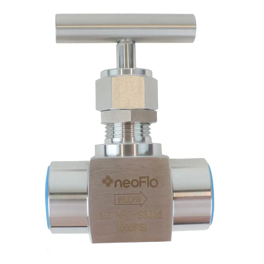 Panel Mount Needle Valve - 1/2" Fnpt 316 Ss 1