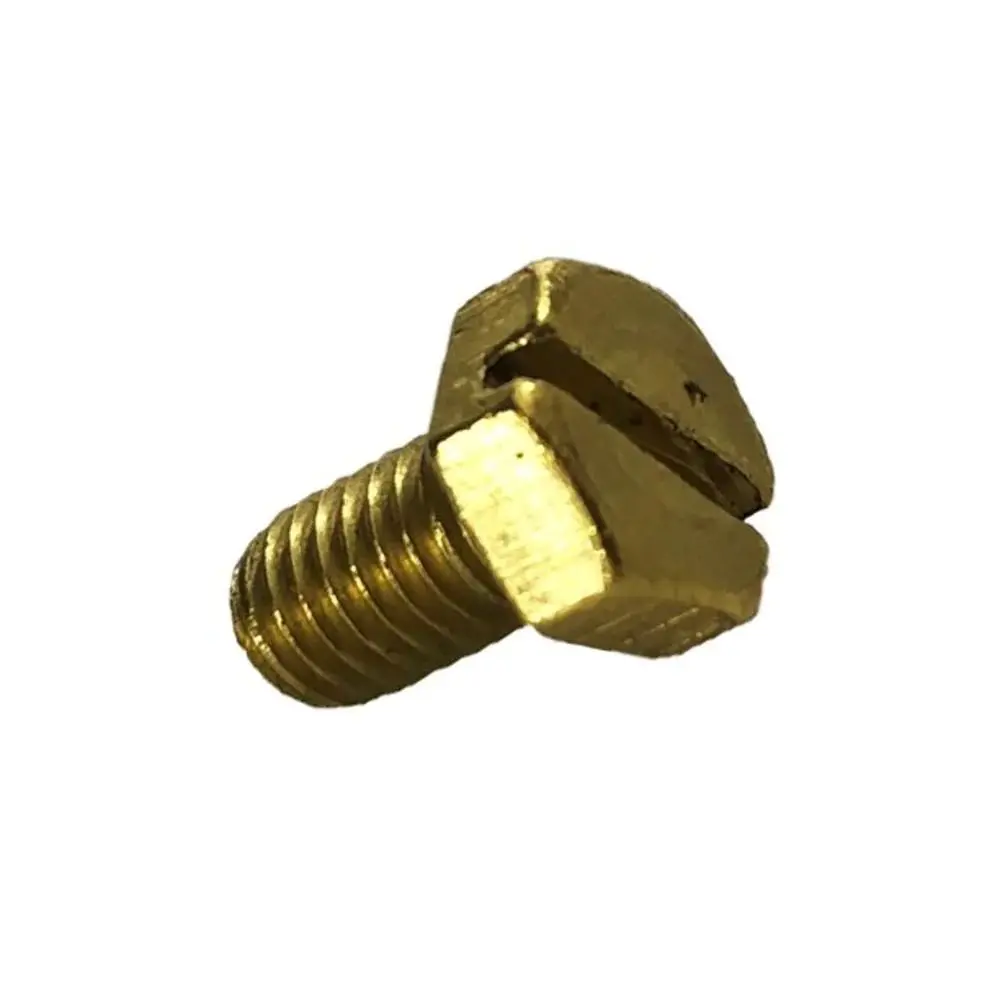 Slotted Brass M5x8 Flathead Screw 1