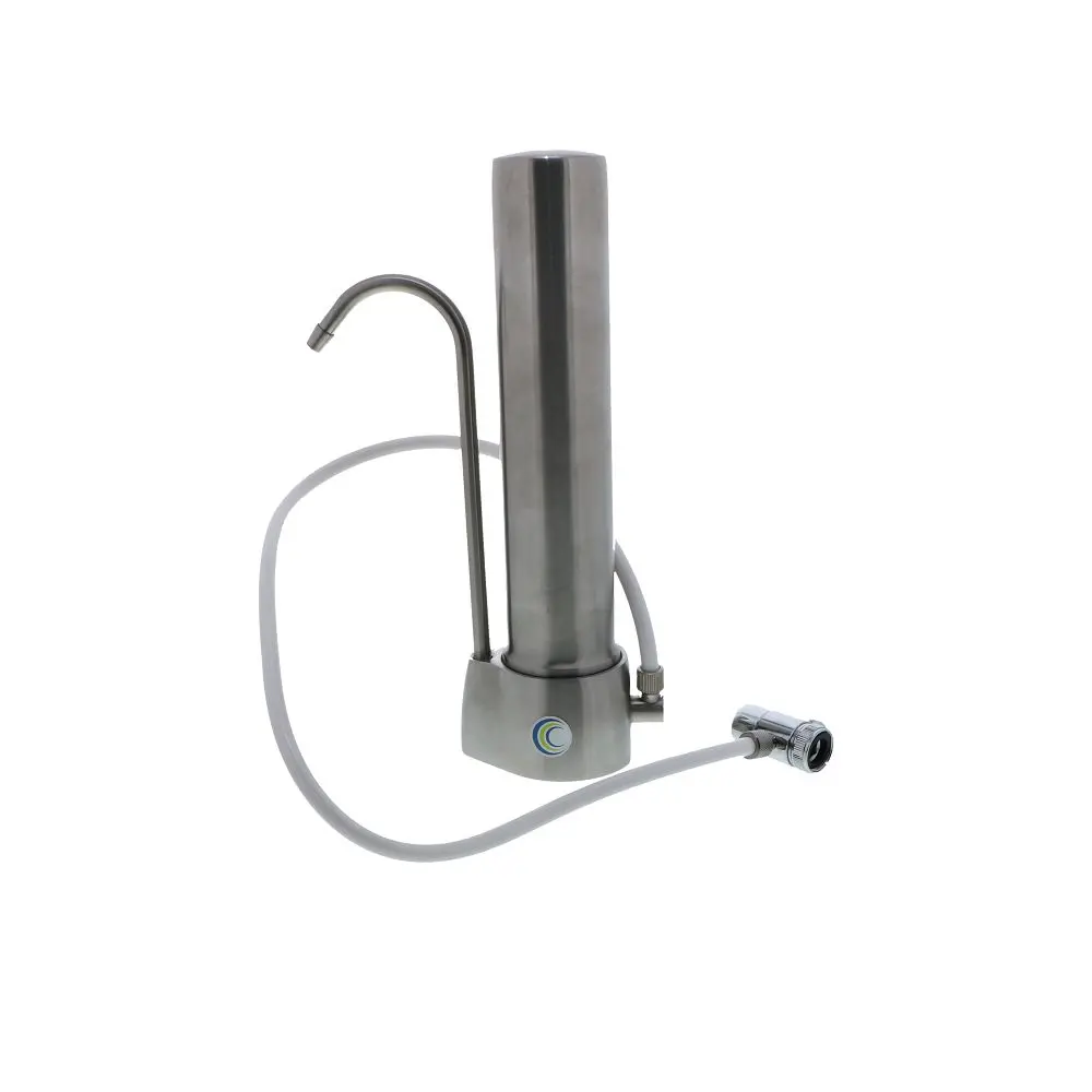 Aquacera Hcs Stainless Steel Countertop Ceramic Water Filter System 1
