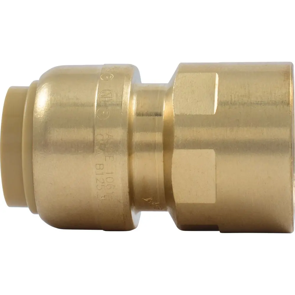 Sharkbite® U072lf Lead-Free Brass Push-To-Connect Female Adapter - 1/2" X 1/2" Fpt 2