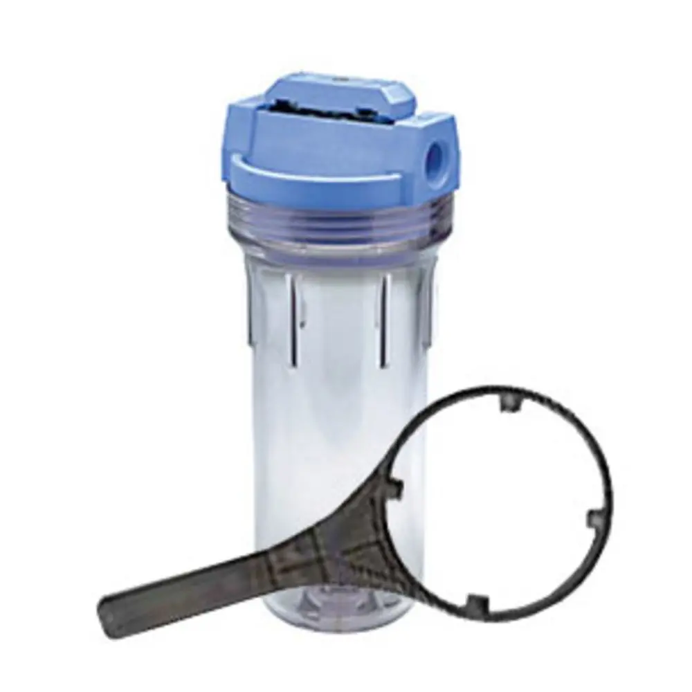 Hf-360 10" Standard Filter Housing Blue/Clear Vih W/ Pr - 3/4" Fpt 1