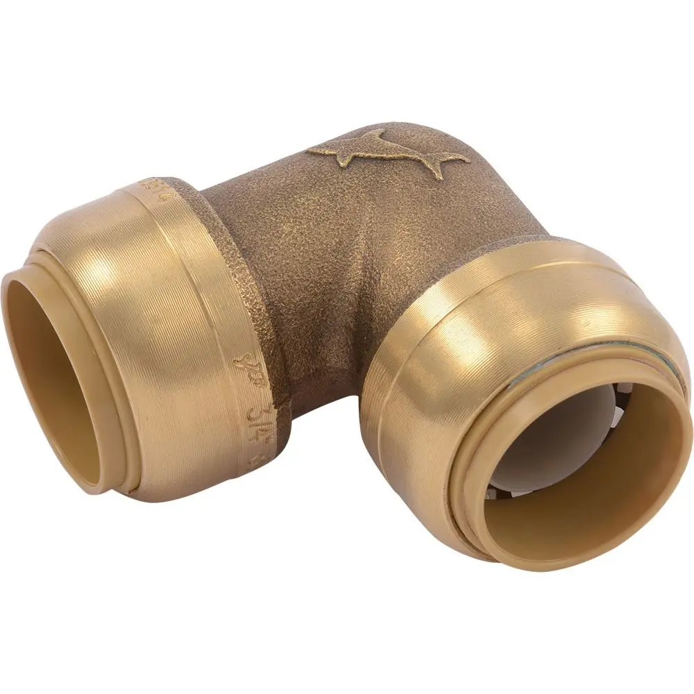 Sharkbite® Max Ur256 Lead-Free Brass Push-To-Connect 90-Degree Elbow - 3/4" X 3/4" 1
