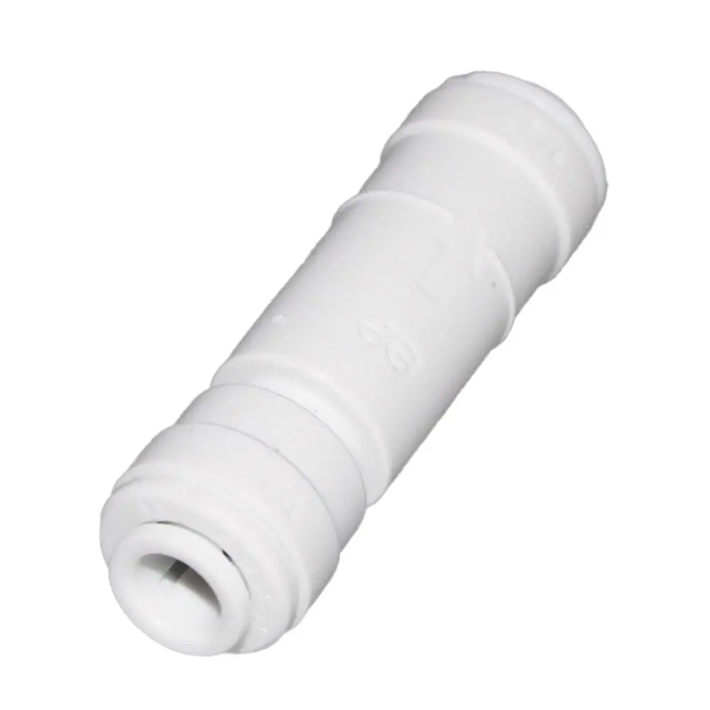 John Guest Check Valve - 1/4" 0.3 Psi Crack Pressure White 1