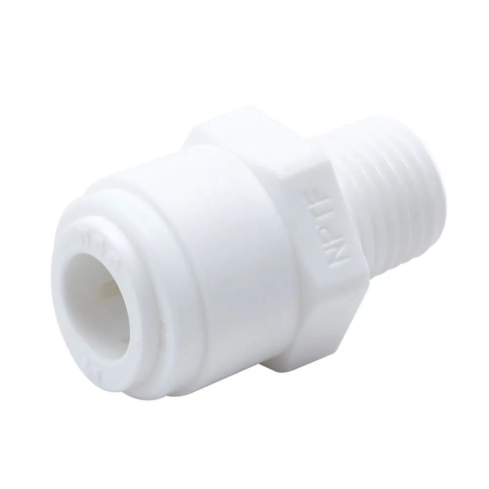 Neofit - Acetal White Male Connector 3/8" Tube X 1/8"Bsp(P) 1