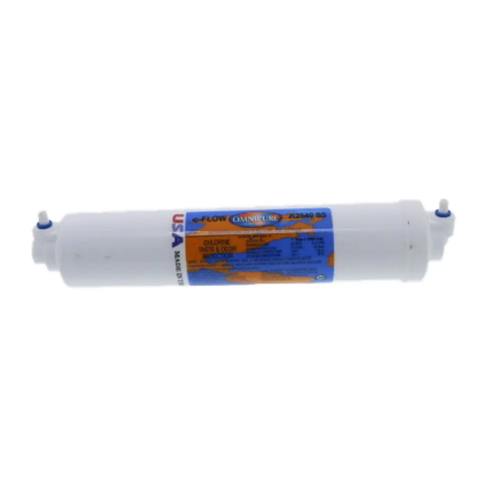 Omnipure Inline K2533-Ss/K2540-Ss Gac Postfilter - 10" X 2" Filter - 1/4" 90 Deg Elbow Quick Connect 2