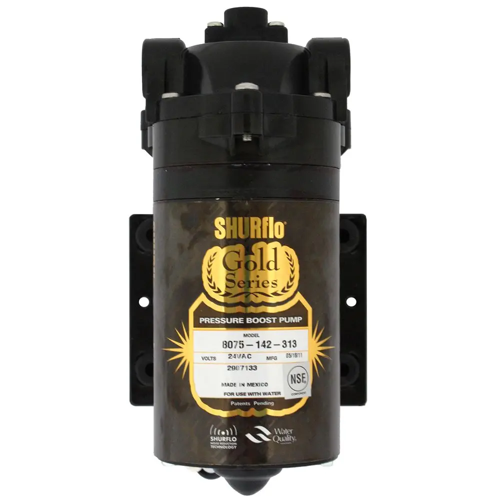 Shurflo 8075-142-313 Gold Series Ro Booster Pump 100 Gpd 90 Psi 24V 1