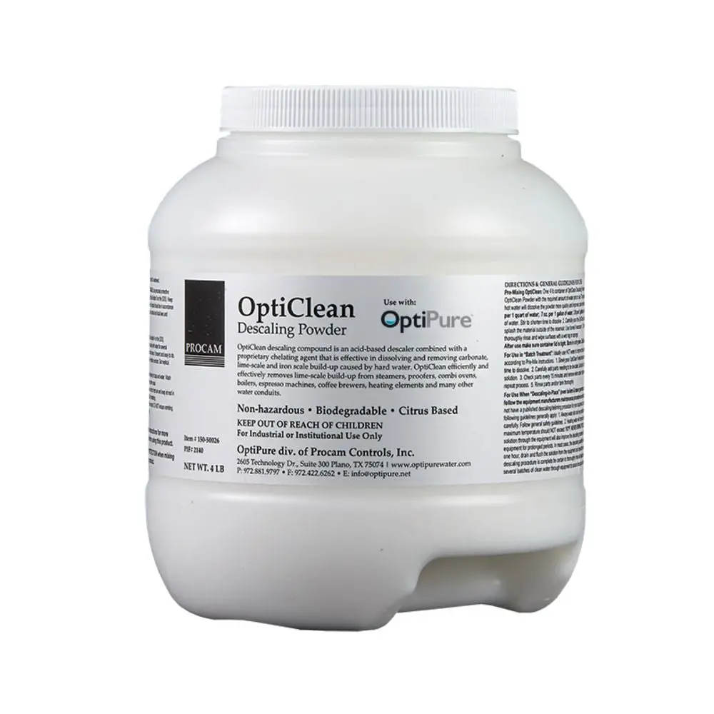 Optipure Opticlean Descaling Compound; Case Of 4 - 4Lb. Bottles 1