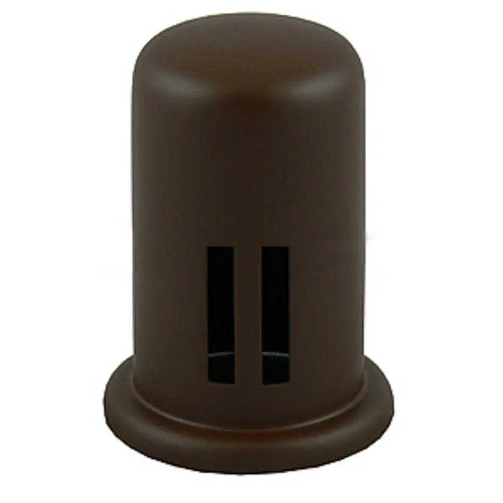 Brass Cover Cap For Twin Inlet Air Gap - Weathered Copper 1