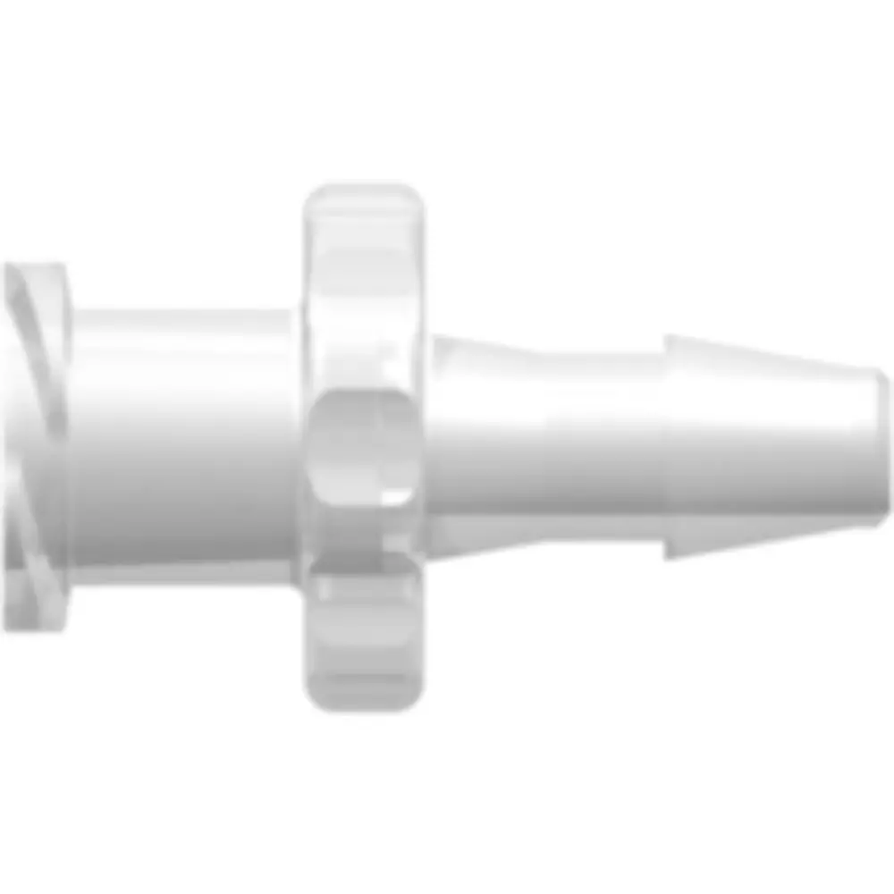 Linktech Female Luer Thread Style To 200 Series Barb, 1/8" (3.2 Mm) Id Tubing, Natural Polypropylene 1