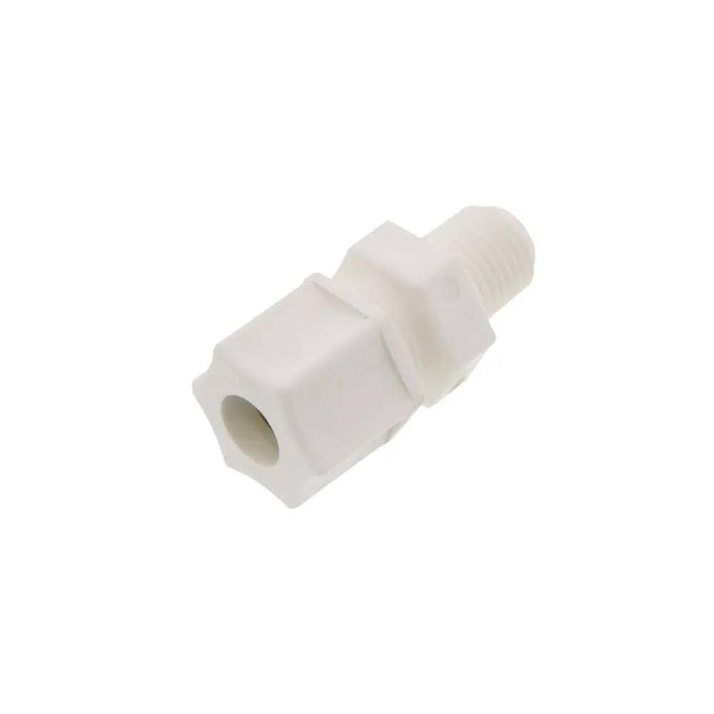 Jaco 10-6-4-P-Sg Polypropylene Male Connector 3/8 Od Tube X 1/4 Mpt 1