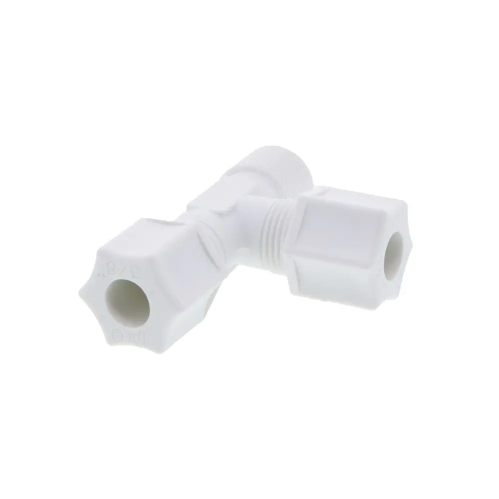 Jaco 75-6-6-P-O Polypropylene Male Run Tee 3/8 Od Tube X 3/8 Mpt 2