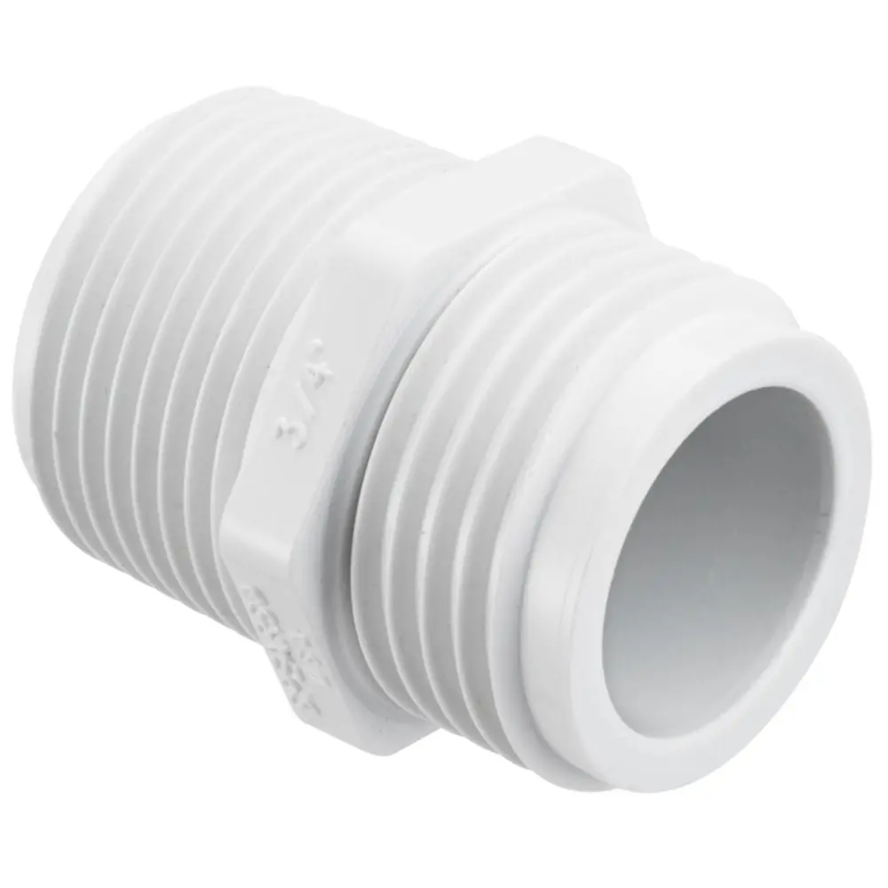 Garden Hose Adapter Male Pvc - 3/4 Mght X 3/4 Mnpt 1