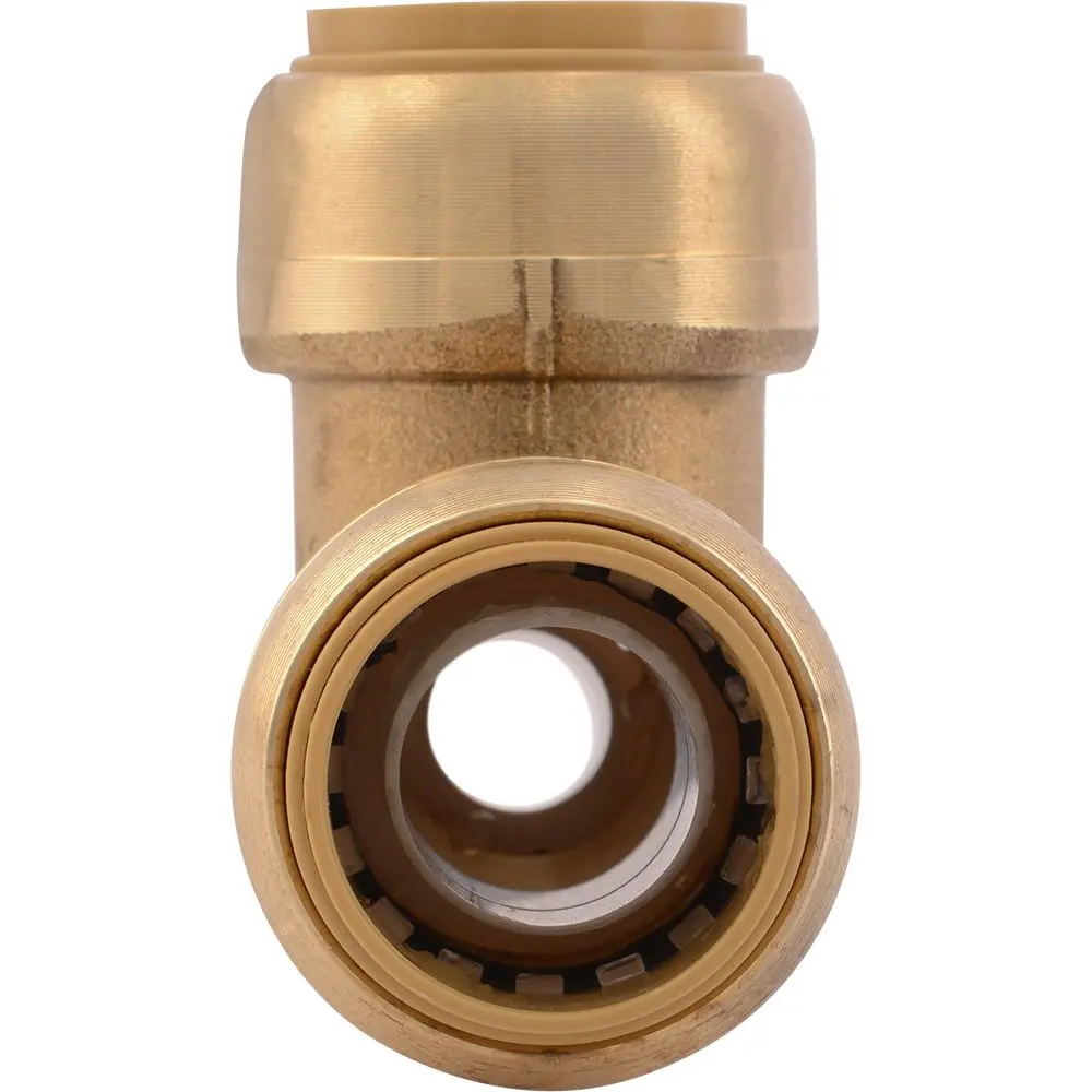 Sharkbite® U444lf Lead-Free Brass Push-To-Connect Reducing Tee - 3/4" X 1/2" X 3/4" 2