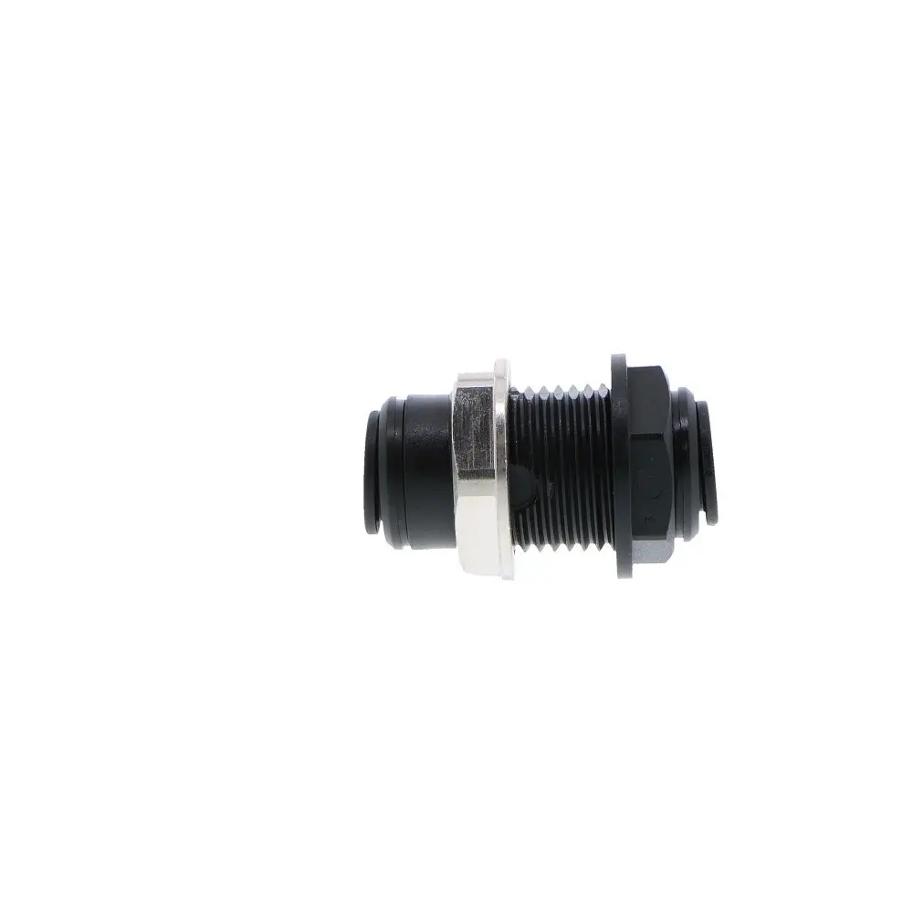 John Guest Bulkhead Connector Black Acetal - 10Mm X 10Mm 2