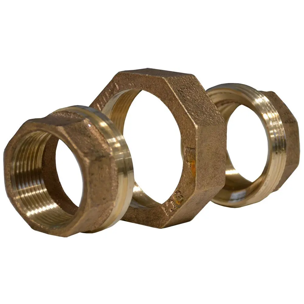 Lead-Free Brass Union 1-1/4 Fpt X 1-1/4 Fpt 2