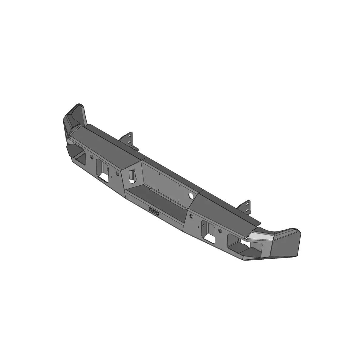 Flog Industries Steel Demon Series Rear Bumper, 2011-2014 Sierra Lml 2